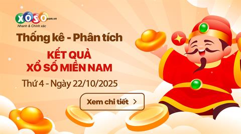 Thống Kê XSMN 22/10/2025  - Tổng Hợp Xổ Số Miền Nam Thứ 4 ngày 22/10