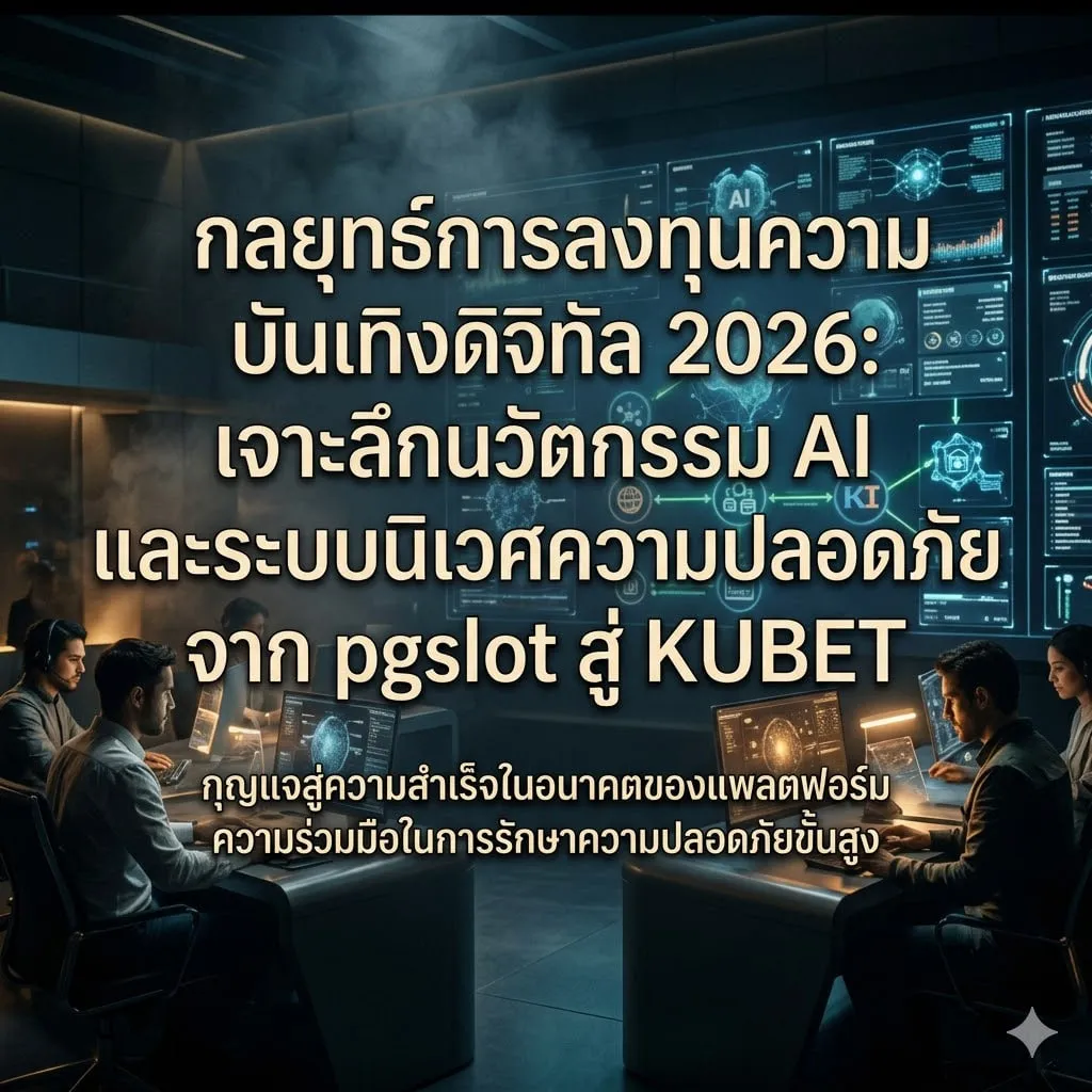 กลยุทธ์การลงทุนความบันเทิงดิจิทัล 2026: เจาะลึกนวัตกรรม AI และระบบนิเวศความปลอดภัยจาก pgslot สู่ KUBET