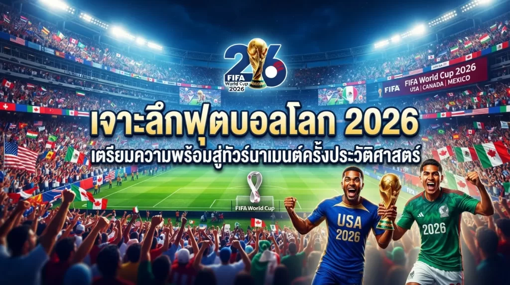 เจาะลึกฟุตบอลโลก 2026: เตรียมความพร้อมสู่ทัวร์นาเมนต์ครั้งประวัติศาสตร์