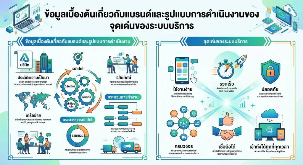 จุดเด่นของระบบบริการ